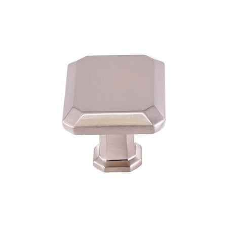 Crown 1-1/2" Rectangle Cabinet Knob Satin Nickel Finish CHK92430SN